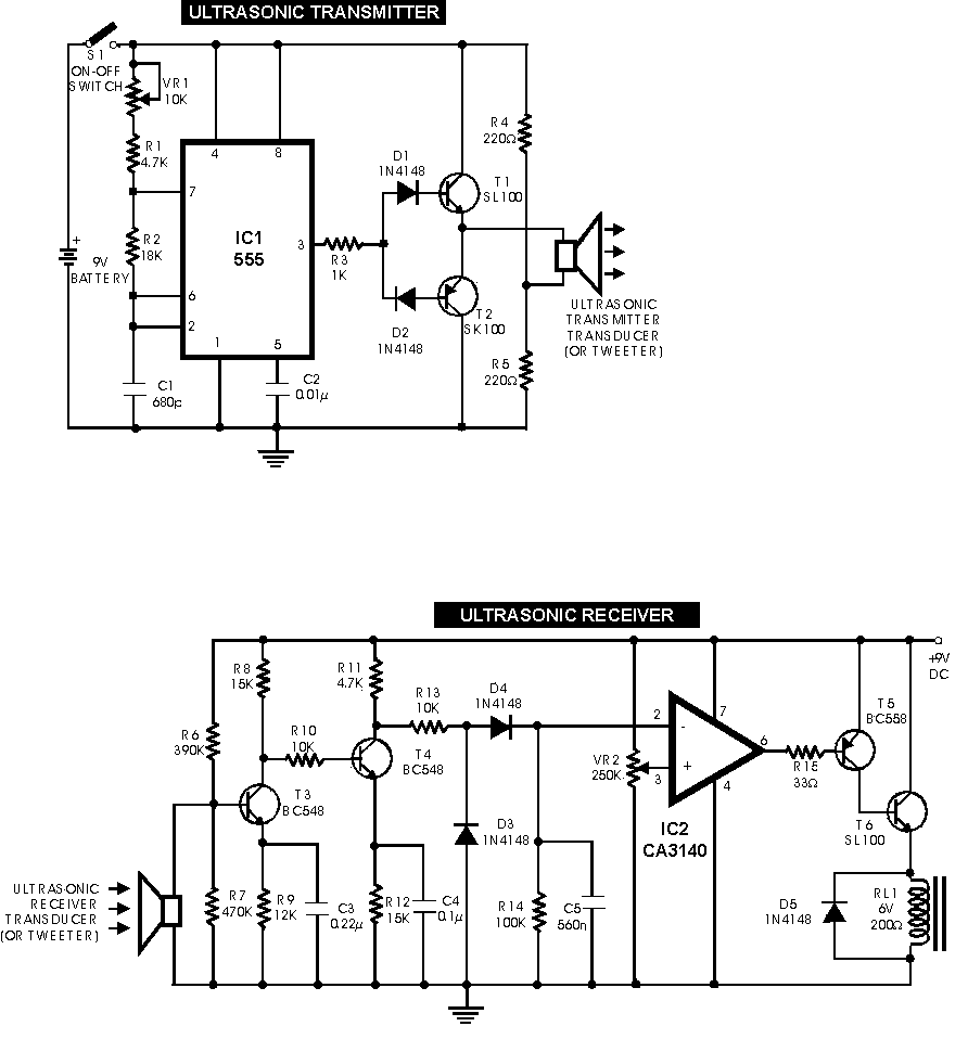 ultrasonic amplifier circuit